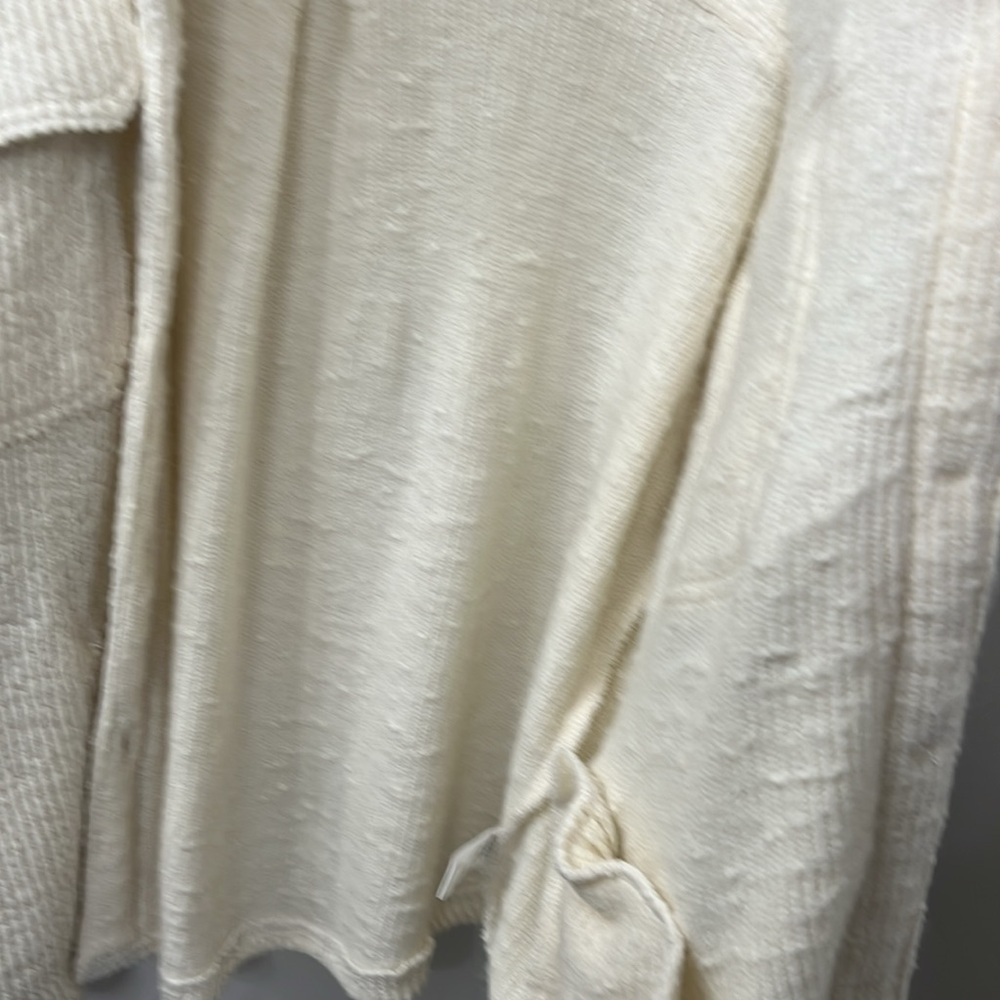 Cream Colored Button Down Shacket - image 6